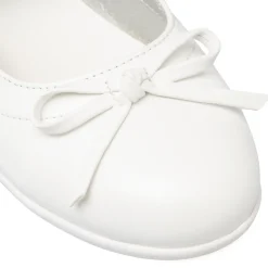 Ballerine bianche da Bambina e Ragazza con Strass sul cinturino 10 Baci