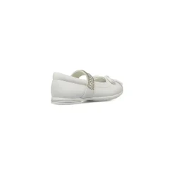 Ballerine da Bambina Bianche con fascetta di strass Dieci Baci