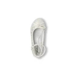 Ballerine da Bambina Bianche con trafori floreali Dieci Baci