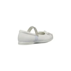 Ballerine da Bambina bianche con fascetta strass Dieci Baci