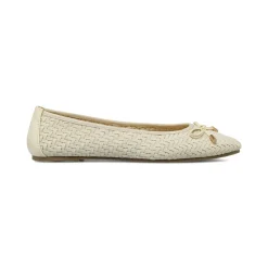 Ballerine da donna beige chiaro con tomaia intrecciata Lora Ferres
