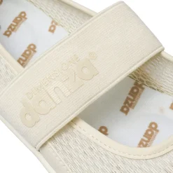 Ballerine da Donna bianche con inserti in mesh Dimensione Danza