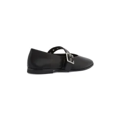 Ballerine Mary Jane da donna nere con cinturino Lora Ferres