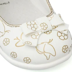 Ballerine Primi Passi bianche da Bambina con fiocco Le scarpe di Alice