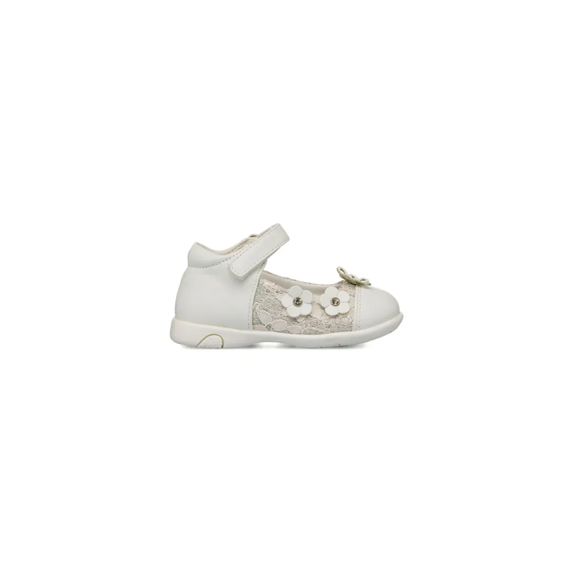 Ballerine Primi passi bianche da Bambina Le scarpe di Alice con fiocco