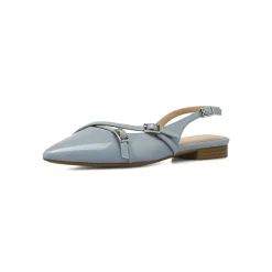 Ballerine slingback da donna azzurre Lora Ferres con fibbie