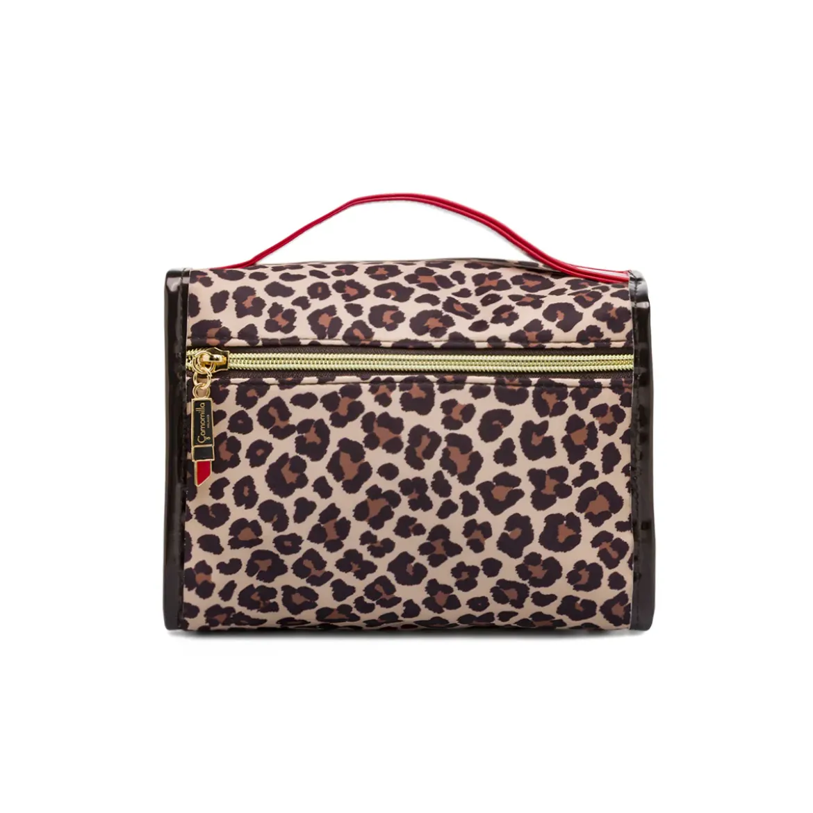 Beauty case da Donna Marrone animalier e occhiali glitter Camomilla
