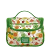 Beauty case da viaggio con manico e inserti verdi Camomilla Milano