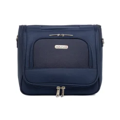 Beauty necessaire grande da viaggio blu in tessuto Govago
