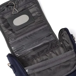 Beauty necessaire piccolo da viaggio blu in tessuto Govago