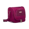 Beauty necessaire piccolo da viaggio viola in tessuto Govago