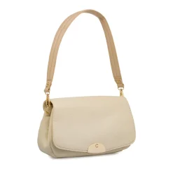 Borsa a mano beige da Donna con logo in metallo Carrera Jeans