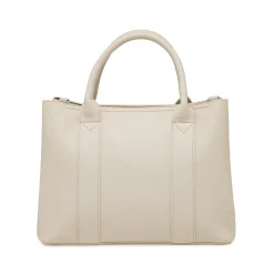 Borsa a mano da donna bianco off-white Lora Ferres in similpelle con tracolla