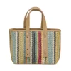 Borsa a mano da Donna multicolore effetto paglia Lora Ferres