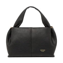 Borsa a Mano da Donna Nera con Manico Imbottito Swish Jeans