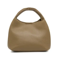 Borsa a mano da donna taupe con design morbido Lora Ferres