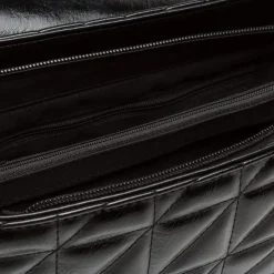 Borsa a mano nera da Donna con manici a catena Lora Ferres