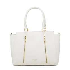Borsa a spalla bianca da Donna con dettaglio zip Swish Jeans