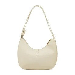 Borsa a spalla da Donna color bianco con dettaglio dorato Lora Ferres