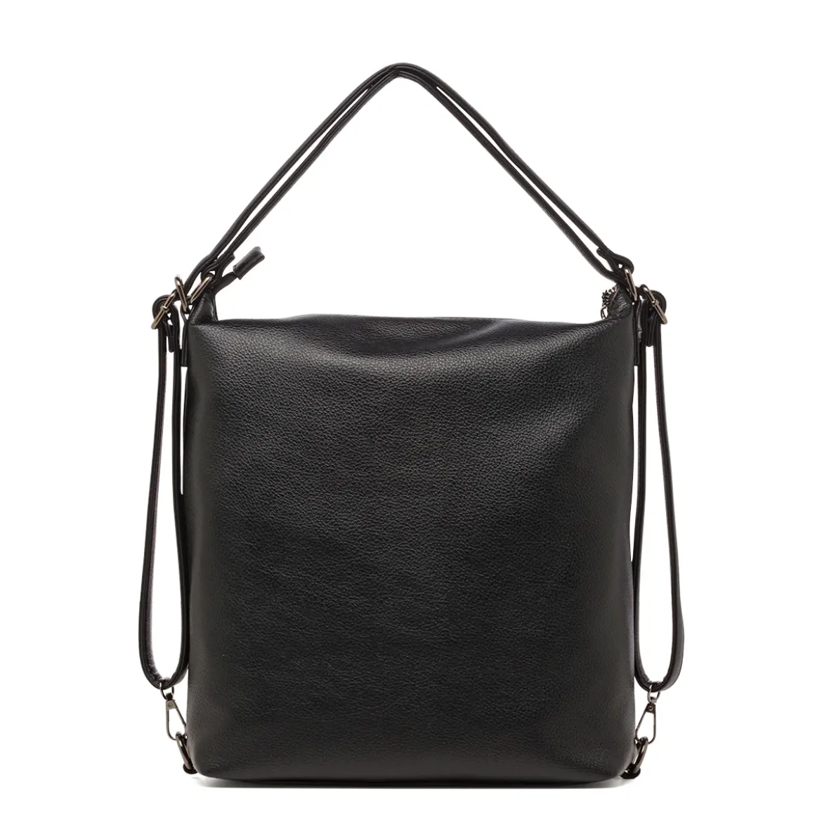 Borsa a Spalla da Donna Nera con Tasca Frontale Swish Jeans