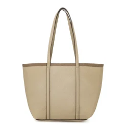 Borsa a spalla da Donna taupe effetto martellato Lora Ferres