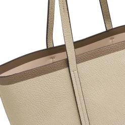 Borsa a spalla da Donna taupe effetto martellato Lora Ferres