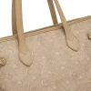 Borsa a Spalla Marrone con Manico a Occhielli Swish Jeans