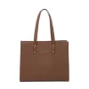 Borsa a spalla marrone da Donna con tracolla rimovibile Lora Ferres