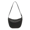 Borsa a Spalla Nera con Manico a Occhielli Swish Jeans