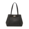 Borsa a spalla nera da Donna con portafoglio Lora Ferres