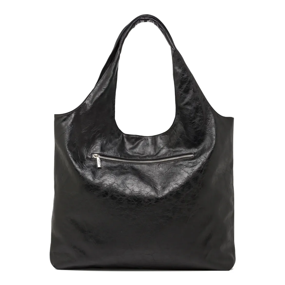Borsa a spalla nera da Donna con borchie e occhielli Lora Ferres