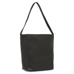 Borsa a spalla nera da Donna con bottone magnetico Lora Ferres