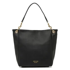 Borsa a spalla nera da Donna con manici intercambiabili Swish Jeans