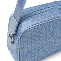 Borsa a tracolla azzurra da Donna con logo allover Dimensione Danza