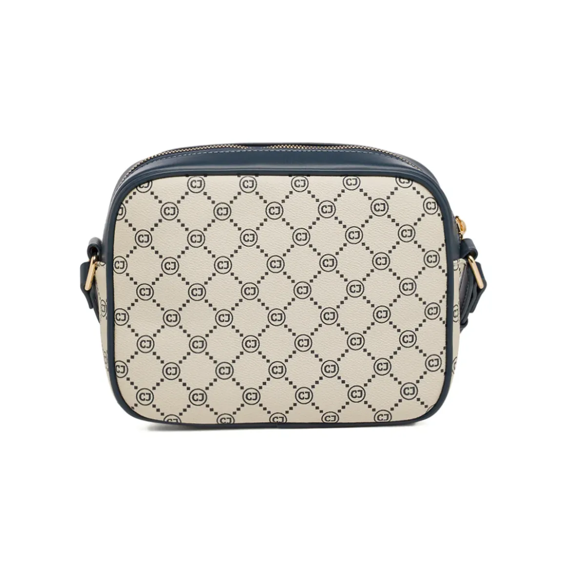 Borsa a tracolla beige da Donna con dettagli blu Carrera Jeans