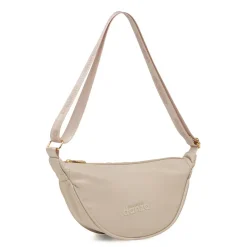 Borsa a Tracolla Beige da Donna a mezzaluna Dimensione Danza
