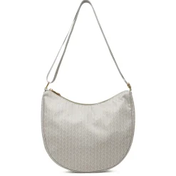 Borsa a Tracolla Beige da Donna con logo all-over Dimensione Danza