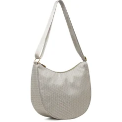 Borsa a Tracolla Beige da Donna con logo all-over Dimensione Danza