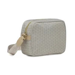 Borsa a tracolla beige Donna con logo allover Dimensione Danza