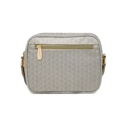 Borsa a tracolla beige Donna con logo allover Dimensione Danza