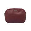 Borsa a tracolla Bordeaux da Donna con chiusura zip Lora Ferres