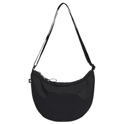 Borsa a tracolla da donna adidas nera con logo a contrasto
