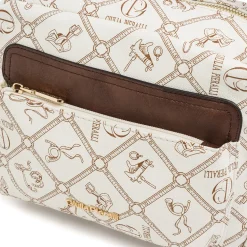 Borsa a tracolla da Donna beige con tasche Giulia Pieralli