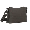 Borsa a Tracolla da Donna Nera con Stampa Logo All Over Swish Jeans