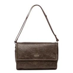 Borsa a tracolla marrone da Donna con Patta Lora Ferres