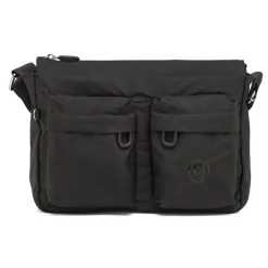 Borsa a tracolla Nera Donna in tessuto tecnico con tasche Carrera Jeans