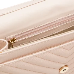Borsa a tracolla rosa da Donna con motivo trapuntato Lora Ferres