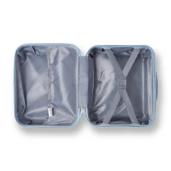 Borsa cabina azzurro avio rigida con attacco trolley Romeo Gigi Milano