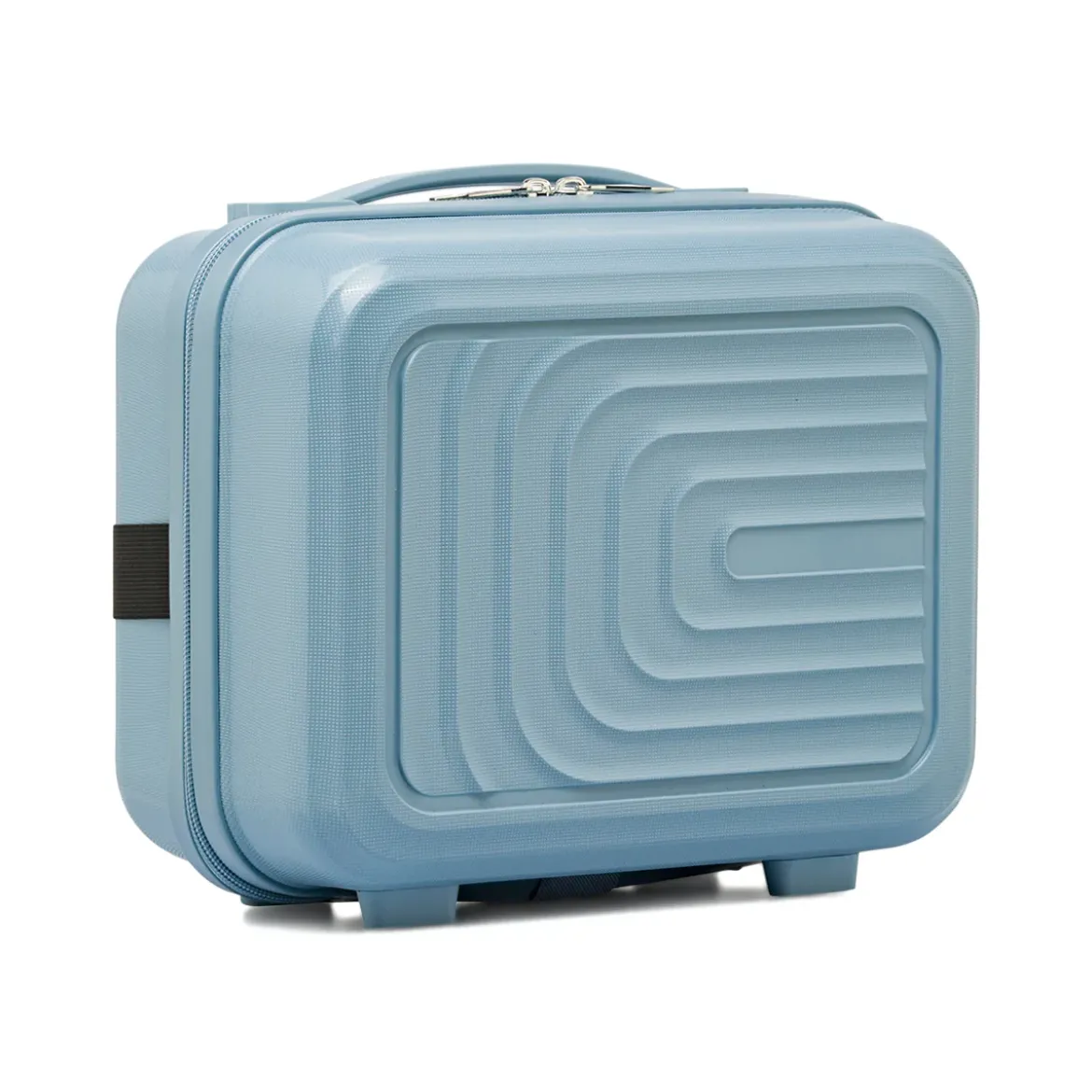 Borsa cabina azzurro avio rigida con attacco trolley Romeo Gigi Milano