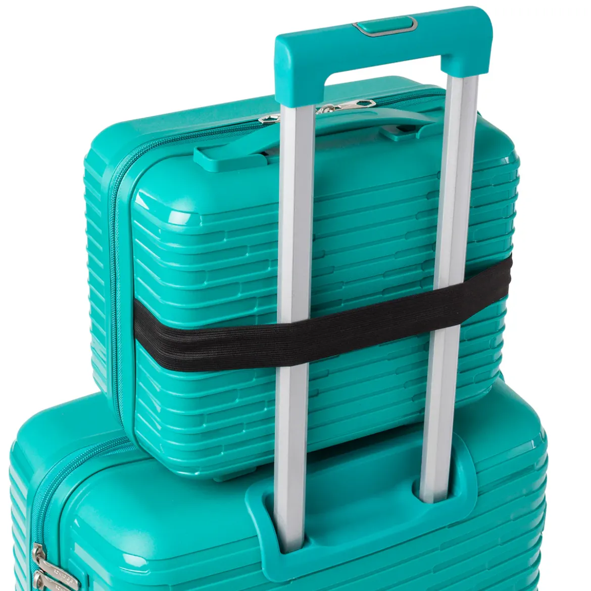 Borsa da Viaggio boarding bag verde acqua rigida Romeo Gigli Milano